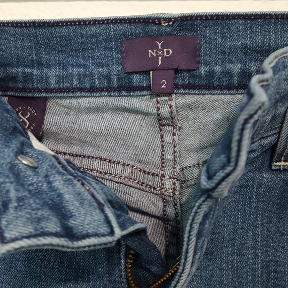 NYDJ Crop Skinny Leg Jeans Size 2 - Picture 5 of 7
